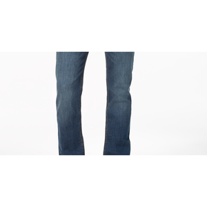 Jeans American Rag da Uomo Stile Y2K a Gamba Dritta, Vestibilità Slim, in Denim Elasticizzato Traspirante Blu con Decorazioni a Rivetti e Effetto Stonewashed - Product Image 6