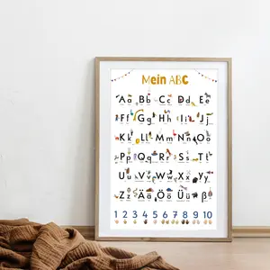 Póster ABC de Papel de 170g para Decoración de Paredes - Product Image 2