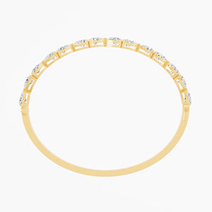 Brazalete de Moissanita en Forma de Pera de Lujo, 5.26 ctw, Joyería Artesanal Auténtica para Mujer, Pulseras y Brazaletes al por Mayor - Product Image 5