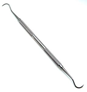 Cureta de hueso quirúrgico Dental Lucas 88 cucharas de doble punta 4mm | Instrumentos de cirugía oral de acero inoxidable DEntavexcorporation - Product Image 1