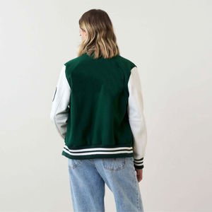 เสื้อแจ็คเก็ตคอลเลกชั่นสำหรับผู้หญิง, เสื้อแจ็คเก็ตคอลเลกชั่นไซส์ใหญ่ใส่สบายสวมใส่สบายเนื้อผ้าขนสัตว์ระบายอากาศได้ดี - Product Image 3