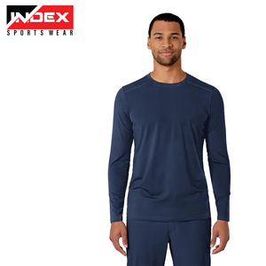 Wholesale Hydro-shield <b>White</b> V-neck Cotton Modal Short Sleeve <b>Mens</b> Sweatproof Undershirt <b>T</b> <b>Shirts</b> for Hospital with Custom Logos - Product Image 3