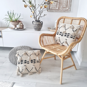 Vente en gros de chaise de salle à manger en rotin écologique chaise d'appoint vintage artisanale pour salle à manger meubles de maison du Vietnam - Product Image 4