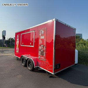 Camion de gyros de qualité restaurant, remorque alimentaire rapide pour falafels, chariot à hot-dogs commercial certifié CE - Product Image 2