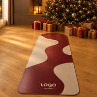 Tapis de yoga YEWAYOGA de qualité supérieure pour les cadeaux de Noël et d'Halloween, plusieurs options de couleurs, en caoutchouc naturel PU