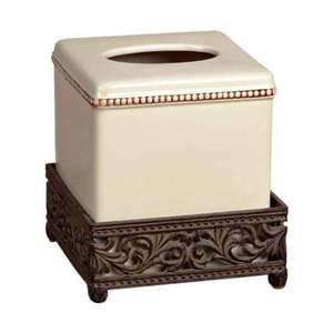 Base en bois décorative faite à la main porte-mouchoirs forme personnalisée Designer Table à dîner centres de table serviette papier mallette de rangement - Product Image 3