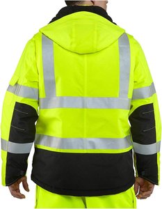 Chaqueta de Seguridad Reflectante de Alta Visibilidad con Logotipo Personalizado, Nueva Llegada, en Oferta, Chaqueta de Seguridad Impermeable de Alta Visibilidad para Exteriores - Product Image 6