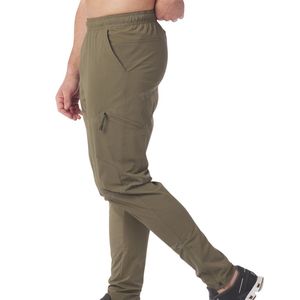 Wholesale High Quality Sports Blank Cloth Elastic Trackpants With No Labels French Terry Fabric Sweatpants Men - Product Image 4