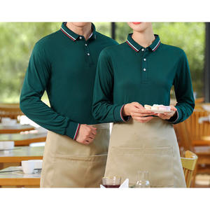 Camiseta Polo Unisex con Logotipo Personalizado OEM, Calidad Superior, 100% Algodón, Uniforme de Verano para Personal y Camareros, Camiseta Polo con Logotipo Bordado - Product Image 4