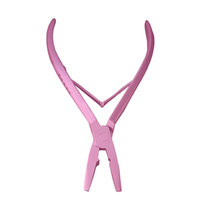 Modern Design Professional Hair Extensions <b>Pliers</b> High Quality Stainless Steel Smooth Grips Hair Extension <b>Tools</b> - Product Image 5