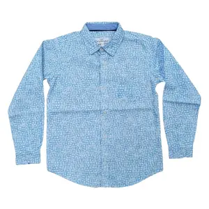 Ovs & H & M meninos manga comprida camisa 100% algodão.