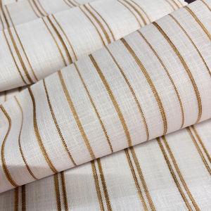 Tissu de chemise rayé teint en fil Premium Factory Supply President 58, qualité d'exportation, matière poly-coton - Product Image 1