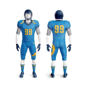 Uniforme de fútbol americano personalizable de alta calidad para jóvenes, pantalones de Jersey reversibles, números impresos transpirables cortos, nombres - Product Image 1