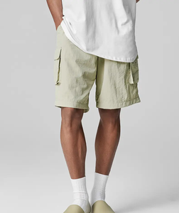 Nouveaux shorts cargo amples pour hommes, grande taille, sportswear, longueur genou, polyester, élasthanne, respirants, imprimés, avec logo, été - Product Image 3