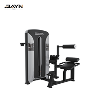 Machine d'extension lombaire BN Commercial pour l'entraînement de force en salle de sport et centre de fitness – Entraînement des muscles lombaires