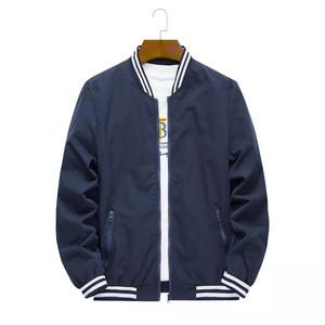 Personnalisable Baseball Letterman Bomber Jacket Plus Size Fermeture à glissière Silk Shell Chenille Patches Broderie Casual Sans col - Product Image 5