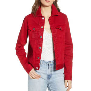 แจ็คเก็ตยีนส์ผู้หญิงสวมใส่สบาย แจ็คเก็ตยีนส์ผู้หญิงที่ดีที่สุด แจ็คเก็ตยีนส์ผู้หญิงที่ทันสมัยที่สุด - Product Image 2