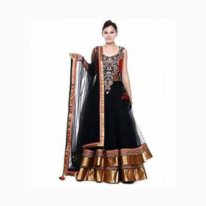 Salwar Kameez-Sari élégant en soie et coton pour mariage, vêtements indiens et pakistanais - Product Image 3