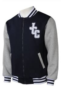 Venta al por mayor personalizar azul blanco Varsity chaqueta para hombres chaqueta de béisbol de los hombres chaqueta de bombardero de béisbol universitario para hombres - Product Image 6