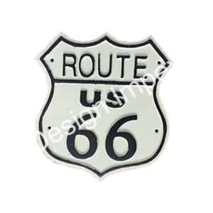 Señales de tráfico metálicas, señal de pared de prohibido estacionar, señal de advertencia decorativa de aluminio hecha a mano, fácil instalación - Product Image 5