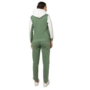 2025 printemps personnalisé deux pièces femmes vêtements de sport ensemble à manches longues poche Streetwear à capuche pantalons de sport femmes survêtement ensemble - Product Image 3