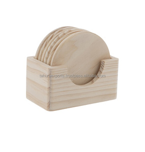 Dessous de verre en bois au design classique Table de mariage de qualité supérieure Dessous de verre décoratif en bois pour boissons à un prix abordable - Product Image 6