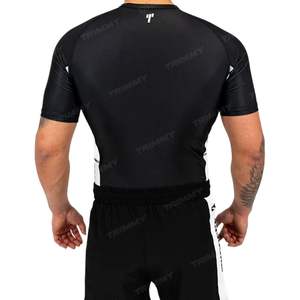 Top vente hommes Compression Fitness Rash Guard à manches longues vêtements de sport sublimé pour MMA utilisation confortable pour les sports d'été - Product Image 5