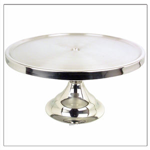 Soporte para Pasteles de Acero Inoxidable para Hotel, 33 cm, Equipo de Cocina para Suministros de Hotel, Mayur Exports - Product Image 1