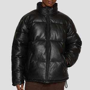 Chaqueta de Cuero para Hombre, Estilo Urbano, Ligera, Impermeable, Ecológica, Diseño Personalizado, Nueva Colección de Invierno 2023 - Product Image 2