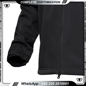 Veste de bombardier de vol pour hommes personnalisée décoration de fourrure nouveau Design 100% polyester solide léger fermeture à glissière chaud support d'hiver - Product Image 5