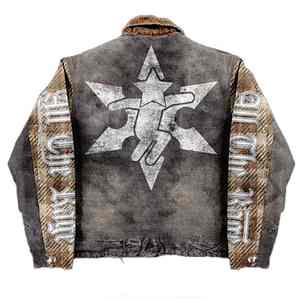 Sudadera con Capucha de Otoño, Ecológica, de Poliéster/Algodón, Diseño Personalizado, Desgastada por el Sol, Resistente al Viento, Ropa Urbana, Venta al Por Mayor de Fábrica - Product Image 2