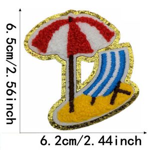 Patchs en chenille personnalisés, patchs brodés, patchs d'été 2026 - Product Image 6