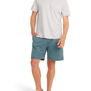 Short de survêtement en coton éponge français vintage de haute qualité, décontracté, pour hommes, maille solide délavée à l'acide, séchage rapide, OEM - Product Image 6