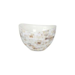 Bol MOP créé pour compléter les thèmes de décoration minimalistes et luxueux avec une finition en nacre polie - Product Image 3
