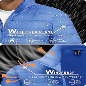 Veste matelassée de haute qualité, belle veste d'hiver à bulles pour hommes, prix de gros, manteaux brillants pour hommes - Product Image 2