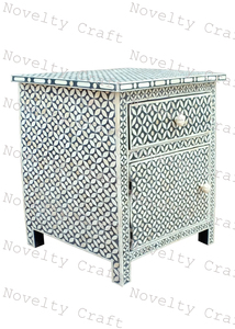 Handmade Stylish Bone Inlay Console Cabinet for Home Hotel Space-Saving Furniture Decorative <b>Chest</b> Drawer for Living Room - Product Image 4