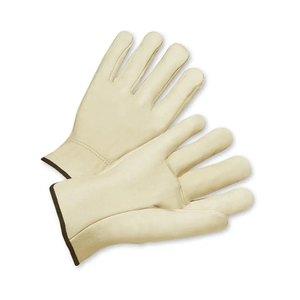 Nuevos guantes de cuero de primera calidad para conducir con la mejor protección para las manos, impermeables, piel de vaca, piel de cabra para hombres, guantes de cuero - Product Image 1