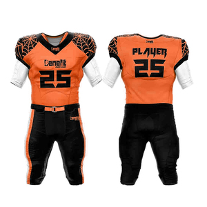 Ensemble d'uniformes de sport à manches courtes pour hommes, haut de maillot de football américain respirant, options de taille plus - Product Image 4