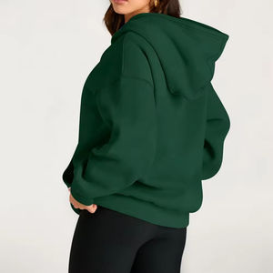 Nouveautés légères, sweats à capuche en polaire pour femmes grandes tailles, manches longues, vêtements d'extérieur, sweats à capuche pour femmes - Product Image 3
