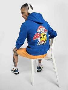 โลโก้การพิมพ์แบบกําหนดเองเสื้อฮู้ดของคุณเองโลโก้ของคุณว่างเปล่า streetwear เสื้อฮู้ดการฝึกอบรมจ๊อกกิ้งเสื้อฮู้ดพิมพ์ลายสําหรับผู้ชาย - Product Image 4
