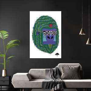 Póster de Herbert el Mono Hipnótesco para Decoración de Pared, Colección Mulga - Product Image 4