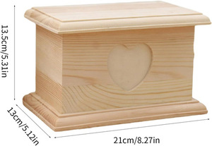 Wood Cremation Urns for <b>Ashes</b> Wholesale Urns for Cat and <b>Dog</b> <b>Ashes</b> Handmade Urns - Product Image 2