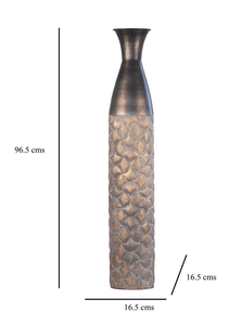 Decorative Metal <b>Vases</b> Direct Factory Iron Metal Flower <b>Vases</b> Customized Hammered Iron Antique Metal Flower - Product Image 6