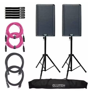K12.2 Série K2 Enceintes amplifiées bidirectionnelles de 12 pouces 2000W avec supports, câbles et sacs de transport - Product Image 3