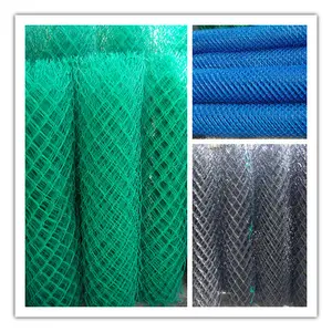 Manufacturer Hot Sales Anti-rust Galvanized Chain Link Fence Saudi Arabia with PVC coated/galvanized For Garden Industry Area