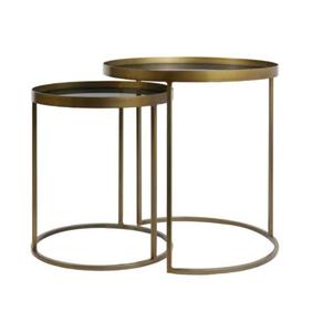 Mesas auxiliares clásicas de lujo con tapa de Metal moderno Premium atractivo, muebles de sala de estar multifuncionales hechos a mano ecológicos para - Product Image 6