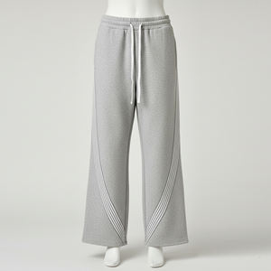 Pantalon de survêtement pour homme en coton 100%, léger, à séchage rapide, respirant, impression de logo personnalisée, streetwear, fermeture à cordon - Product Image 4