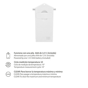 Termometro Digitale per Interni/Esterni con Indicatore di Temperatura Massima e Minima - Product Image 4