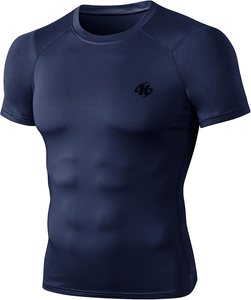 Camisetas de manga corta de compresión ligeras informales para hombres Impresión personalizada - Product Image 2
