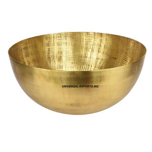 Bol à chocolat martelé en métal Forme ronde Designer Sweet Bowl Taille personnalisée Luxe Nouveau bol à chocolat en métal - Product Image 2